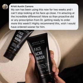 Close-up of Shield Face Wash texture