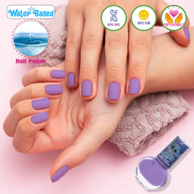 Close-up of shimmer and opaque nail polish colours in Townley Girl kit