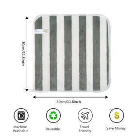 Close-up of SINLAND Microfiber Facial Cloth showing texture