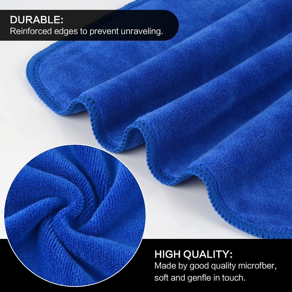 Close-up of SINLAND Microfiber Facial Cloth showing texture