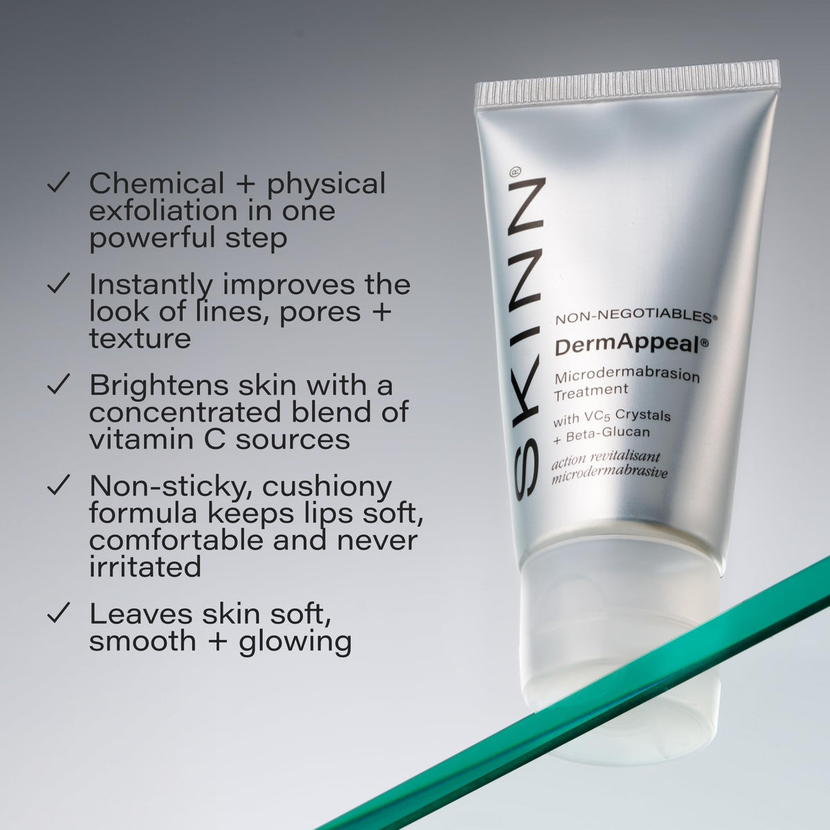Close-up of SKINN DermAppeal Microdermabrasion Face Scrub texture