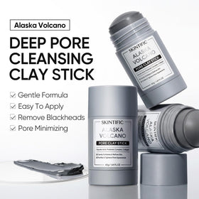 Close-up of SKINTIFIC blackhead remover mask stick application