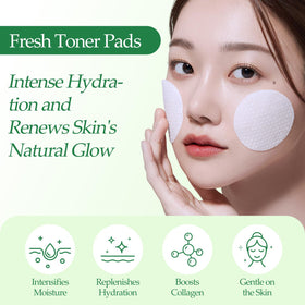 Close-up of Snidin Toner Pads showing texture