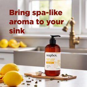 Close-up of Soapbox Liquid Hand Soap texture