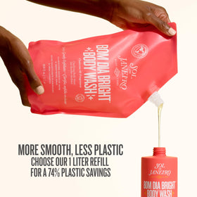 Close-up of Sol de Janeiro Bom Dia Bright Body Wash texture