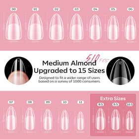 close-up of solid nail glue and dehydrator bottle