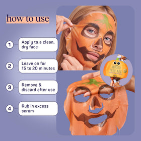 Close-up of SpaLife Bat Mask on model's face