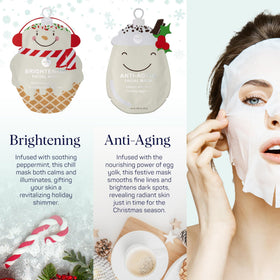 Close-up of SpaLife Collagen face mask packaging