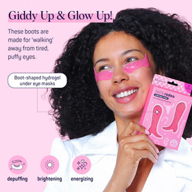 Close-up of SpaLife Hydrogel Under Eye Patches showing texture