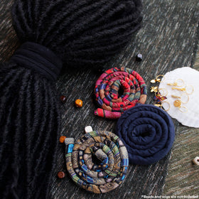 Close-up of Spiral Lock Hair Tie texture