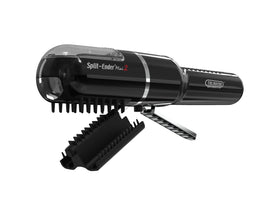 Close-up of Split-Ender Mini 2 trimming damaged hair ends