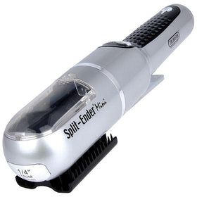 Close-up of Split-Ender Mini trimmer head showing cutting blades
