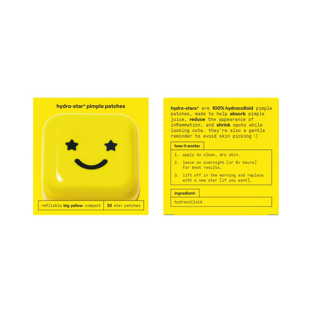 Close-up of Starface Hydrocolloid Pimple Patch in the compact