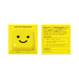 Close-up of Starface Hydrocolloid Pimple Patch in the compact