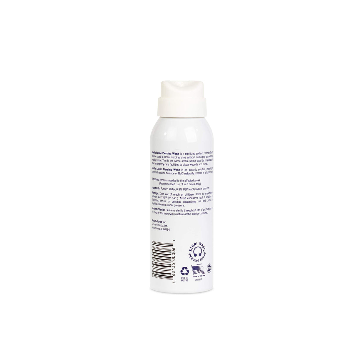 Close-up of STERI - WASH Aftercare Piercing Spray nozzle