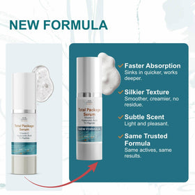 Close-up of SUN COAST SCIENCES Total Package Serum texture