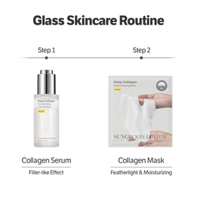 Close-up of SUNGBOON EDITOR face mask packaging
