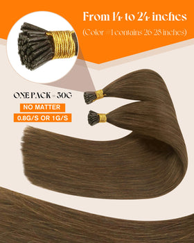 Close-up of Sunny Hair I Tip Extensions micro-ring tip