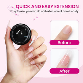 Close-up of SUPWEE Molding Gel in use on nails