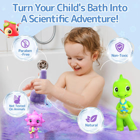 Close-up of SWCANDY bath potion packaging