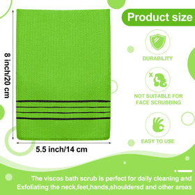 Close-up of Tatuo exfoliating mitt showing texture