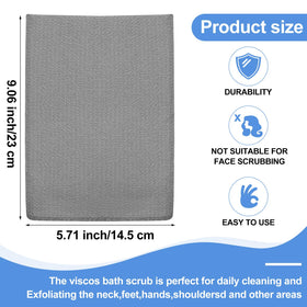 Close-up of Tatuo exfoliating mitt showing textured surface