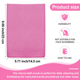 Close-up of Tatuo exfoliating mitt texture