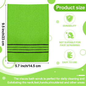 Close-up of Tatuo exfoliating mitt texture