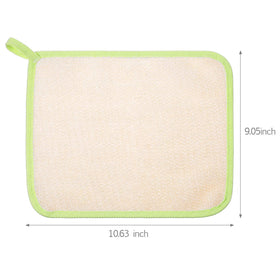 Close-up of Tatuo Exfoliating Washcloth showing rough and soft textures