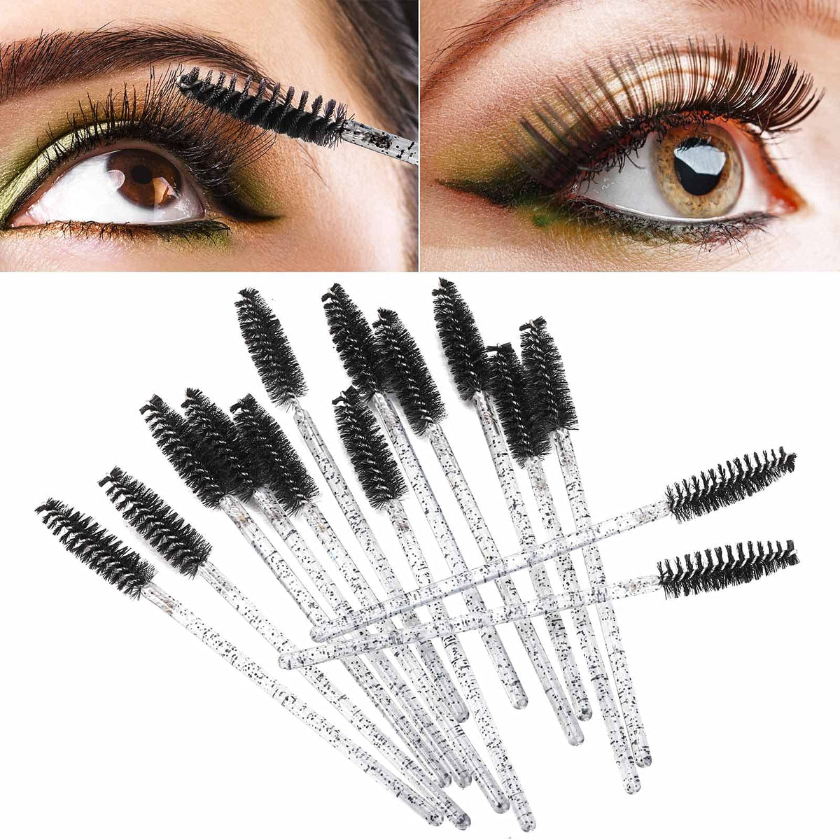 Close-up of Tbestmax mascara wand brush head