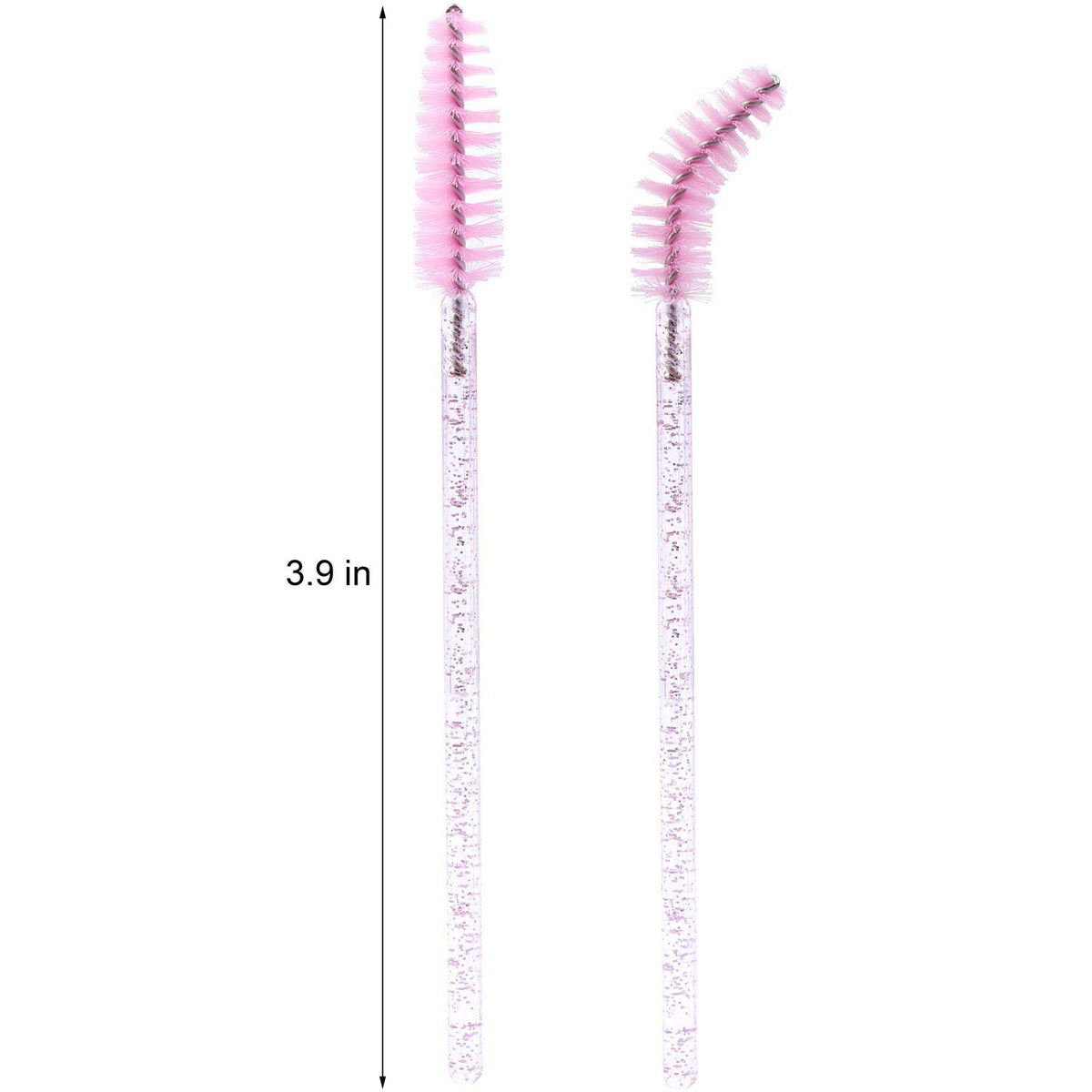 Close-up of Tbestmax mascara wand with bendable brush head