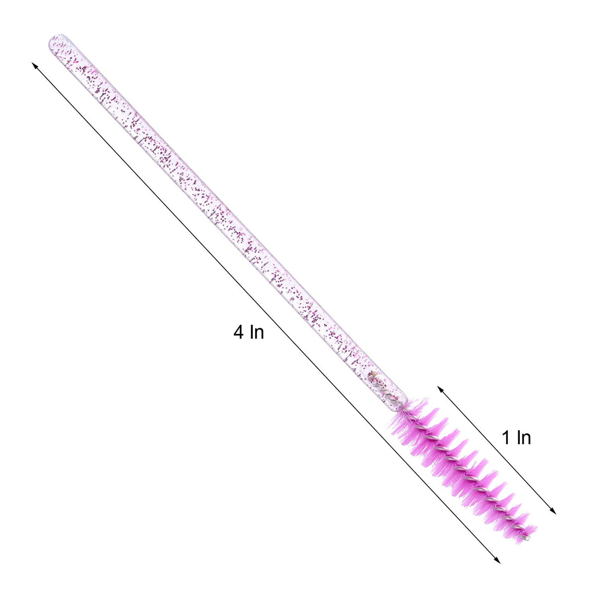 Close-up of Tbestmax mascara wand with bendable brush head