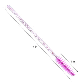 Close-up of Tbestmax mascara wand with bendable brush head