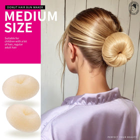 Close-up of Teenitor donut bun makers in different sizes