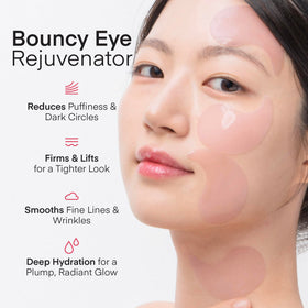 Close-up of TEREZ & HONOR eye patches in packaging