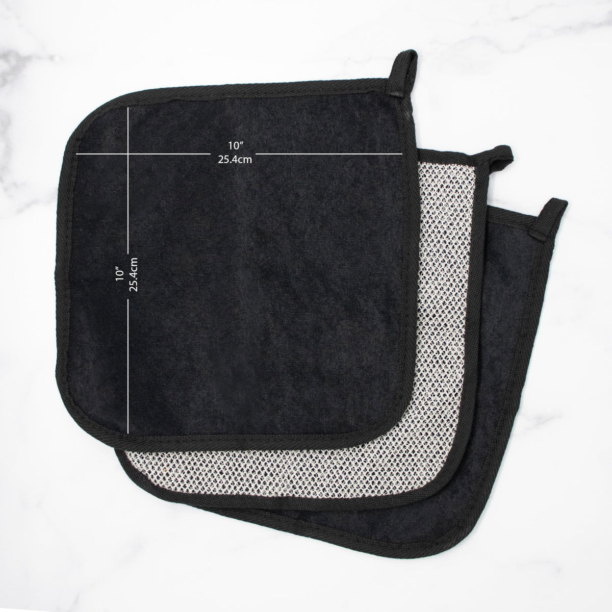Close-up of the dual-sided texture of The Rustic Man wash cloth