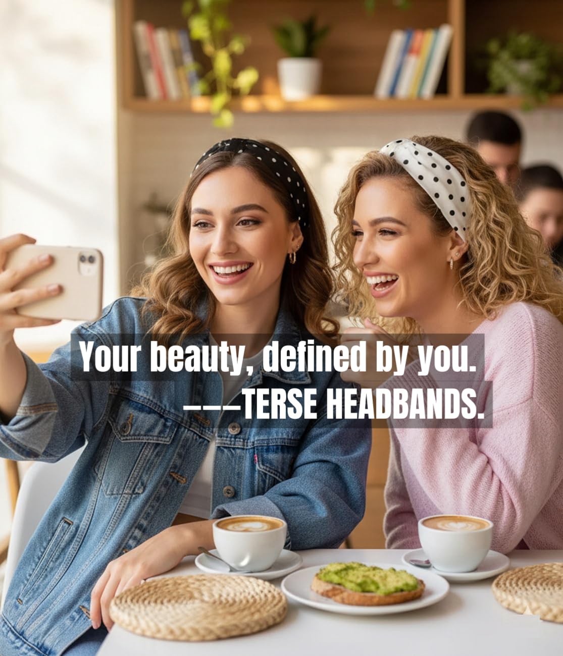 Close-up of the fabric texture of TERSE headbands