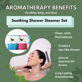 Close-up of The Herbal Zen Head Hug shower steamer