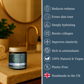 Close-up of The Ilex Wood Frankincense and Bergamot Face Balm texture