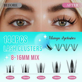 Close-up of the invisible lash band from the kit