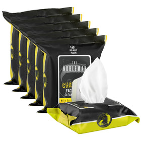 Close-up of The Nobleman Cleansing Wipes texture