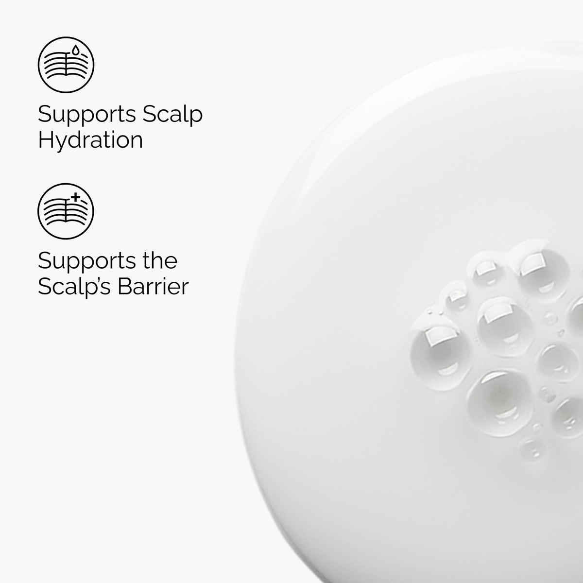 Close-up of The Ordinary Scalp Serum texture