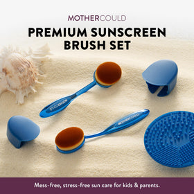 Close-up of the soft bristles on MotherCould brush