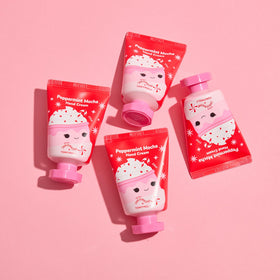 Close-up of the TONYMOLY Holiday Hand Cream Set packaging