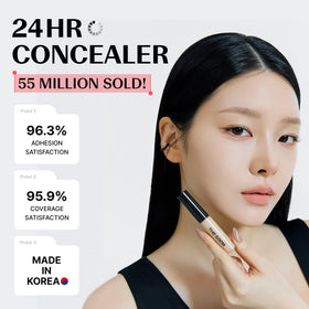 Close-up of THESAEM concealer sponge tip applicator