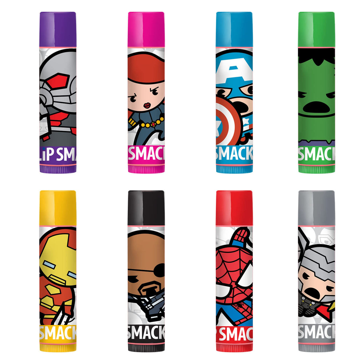 Close-up of Thor Lip Smacker lip balm