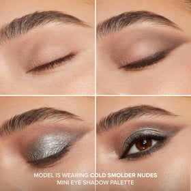 Close-up of Too Faced Born This Way Mini Eyeshadow shades
