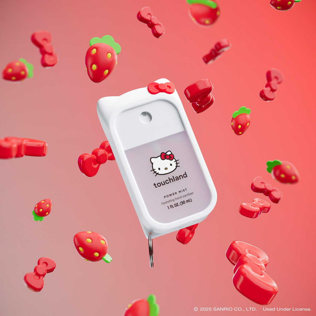 Close-up of Touchland Hydrating Hand Sanitizer Spray with Berry Bliss scent