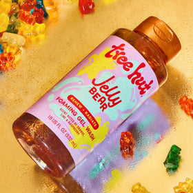 Close-up of Tree Hut Jelly Bear Body Wash texture