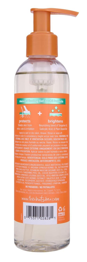 Close-up of Tree Hut Tangerine Shave Oil texture